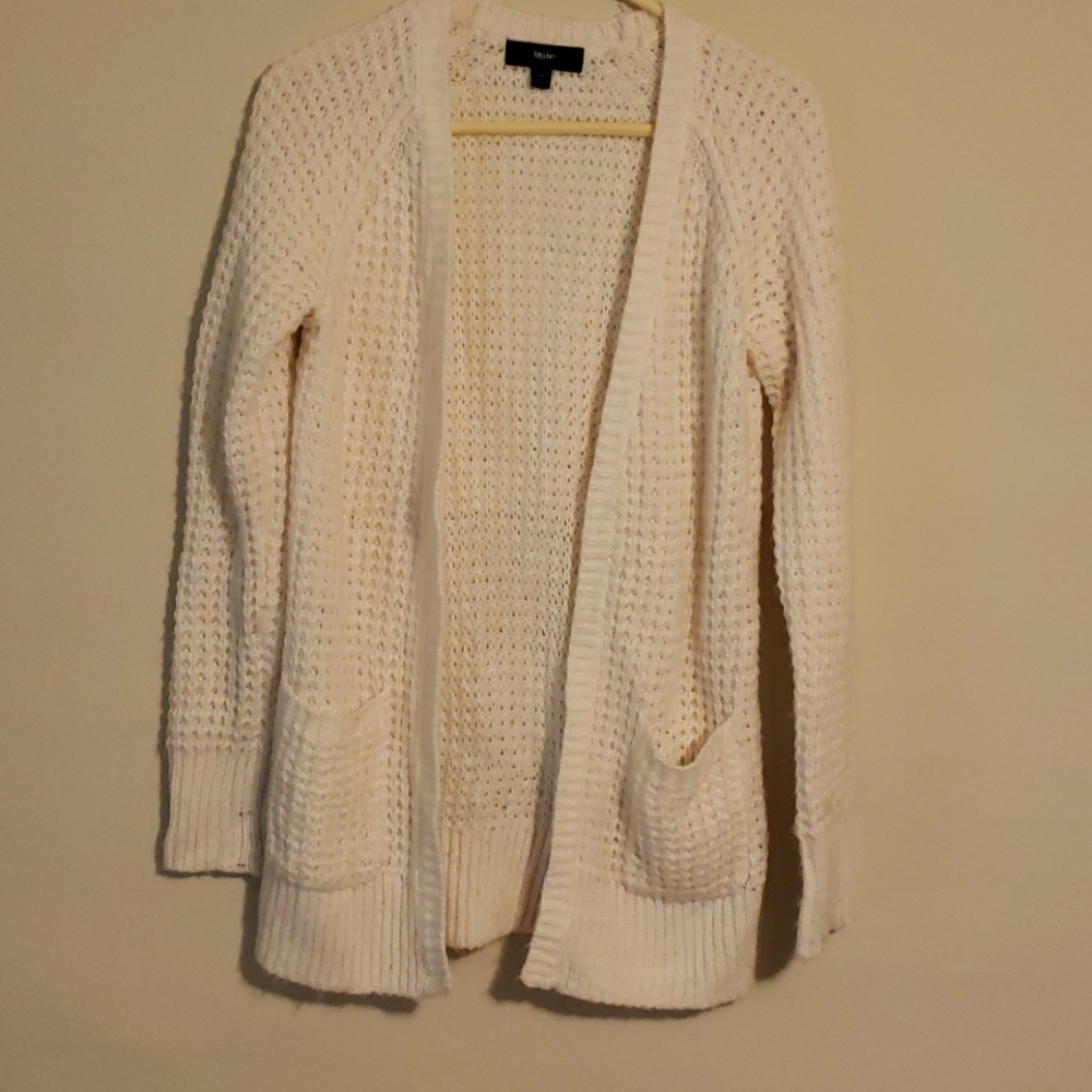 White Knit Cardigan